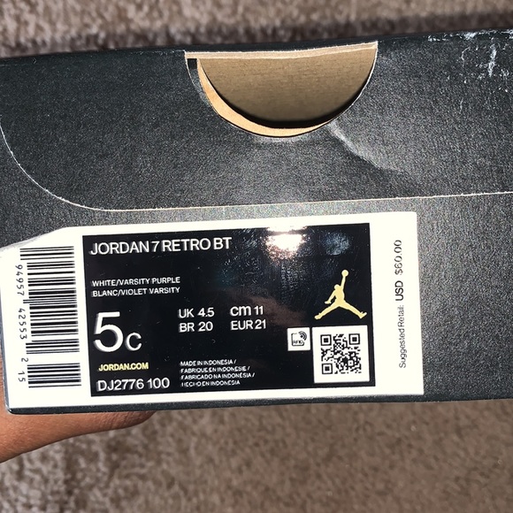 Jordan 7 Retro BT - Picture 7 of 7